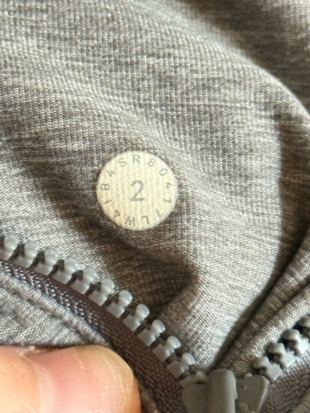 Lululemon • Define Jacket Brushed Heather Gray Size 2 Zip Up Pocket Atheltic - Picture 9 of 9